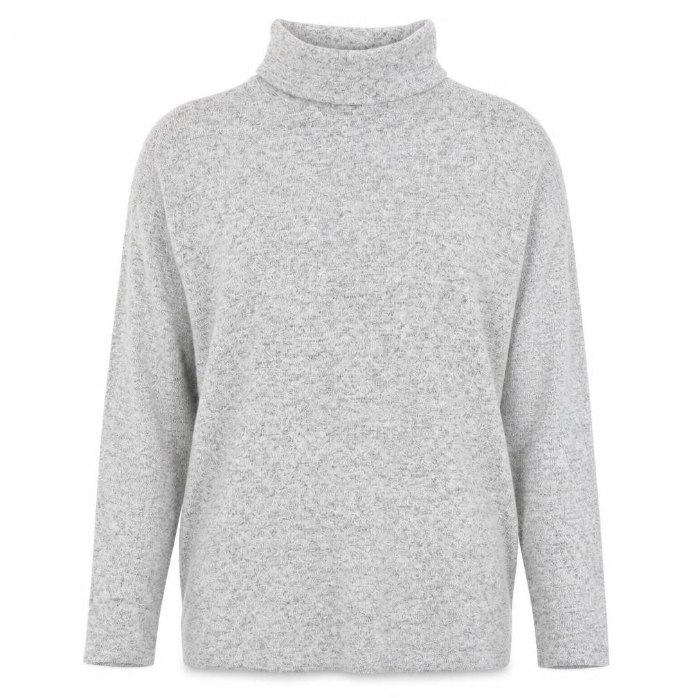 H&M Womens Grey Roll Neck Polyester Pullover Jumper Size XS