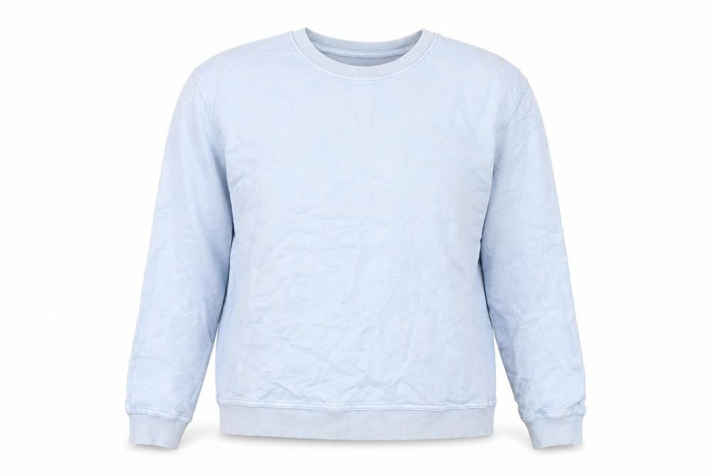 Topshop Womens Blue Cotton Pullover Sweatshirt Size S Pullover