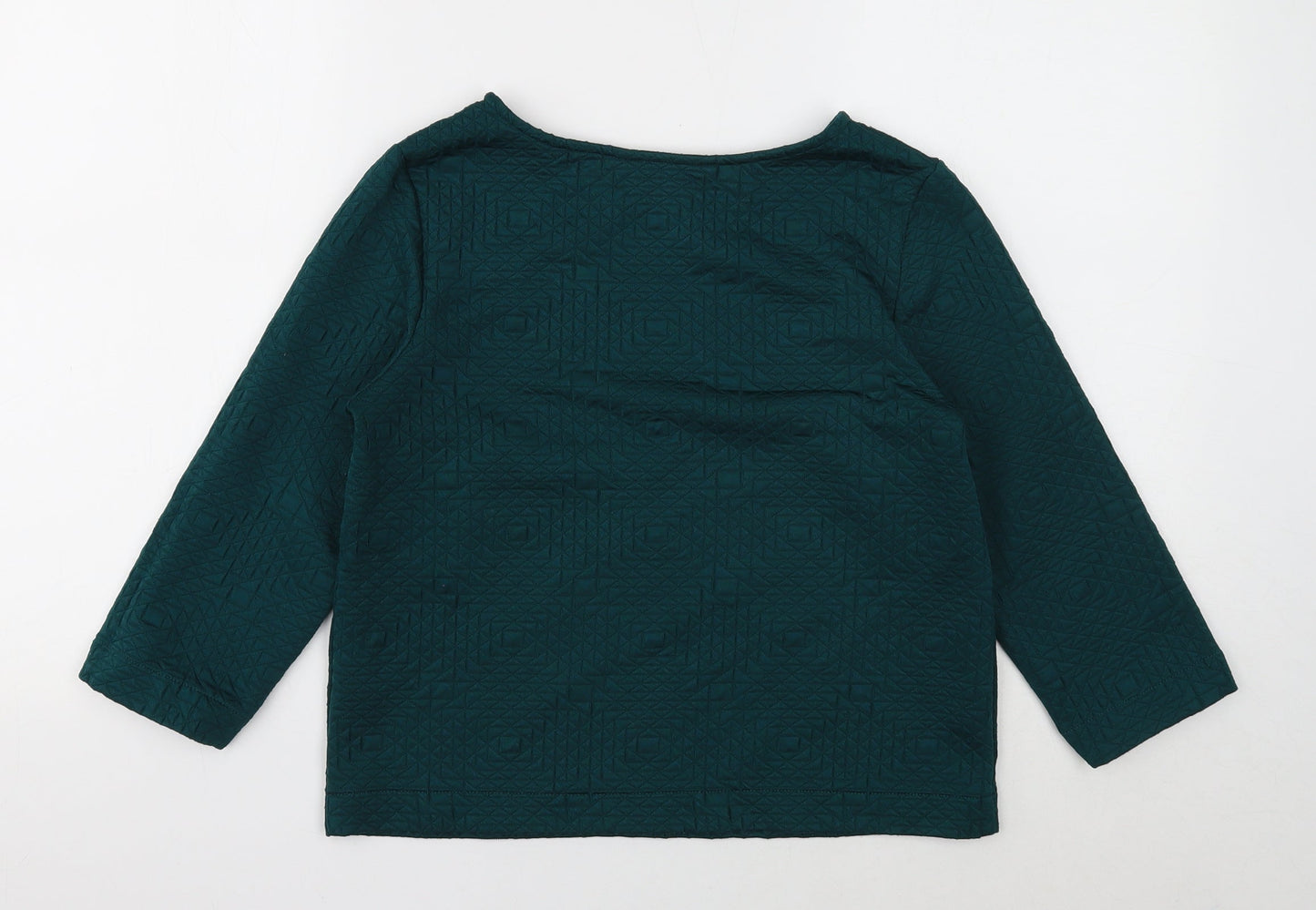 Dorothy Perkins Womens Green Polyester Pullover Sweatshirt Size 10 Pullover