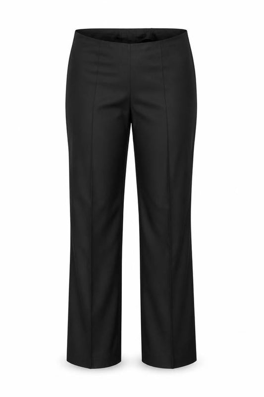 Divided Womens Black Polyester Trousers Size S Regular Zip