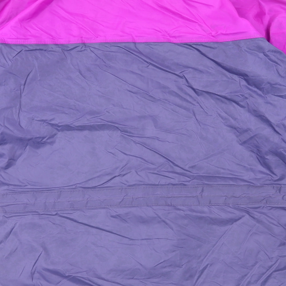 Outdoor Scene Womens Multicoloured Rain Coat Coat Size S Zip