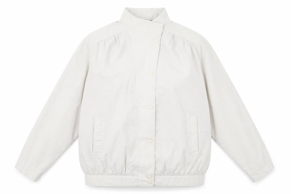 St Michaels Womens Ivory Jacket Size 16 Snap
