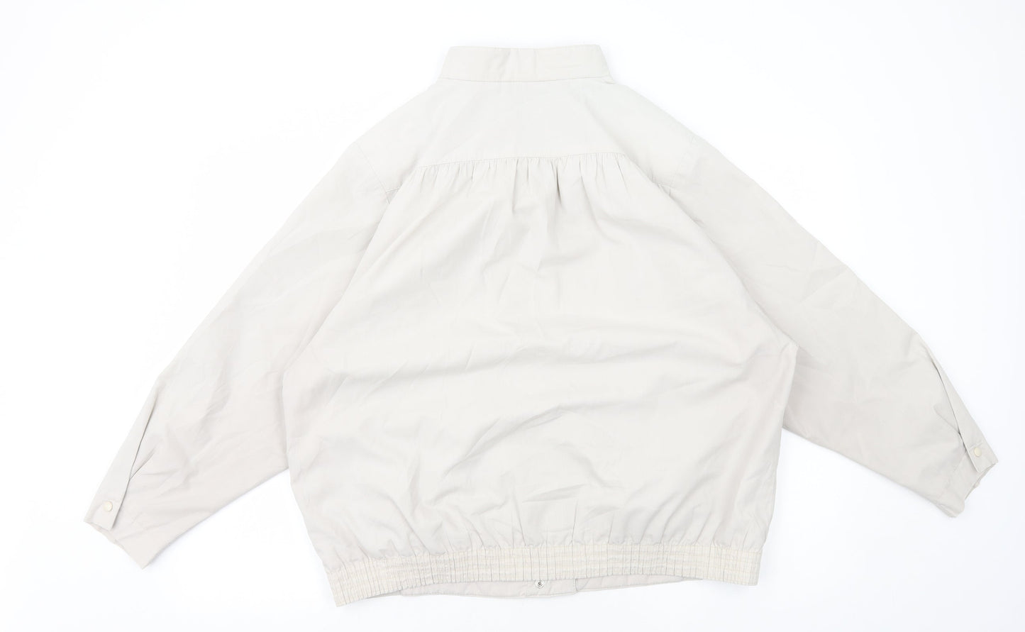 St Michaels Womens Ivory Jacket Size 16 Snap