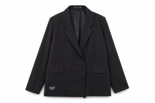 PRETTYLITTLETHING Womens Black Jacket Size 10 Button