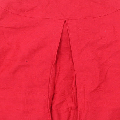 Bonmarché Womens Red Jacket Size 18 Button