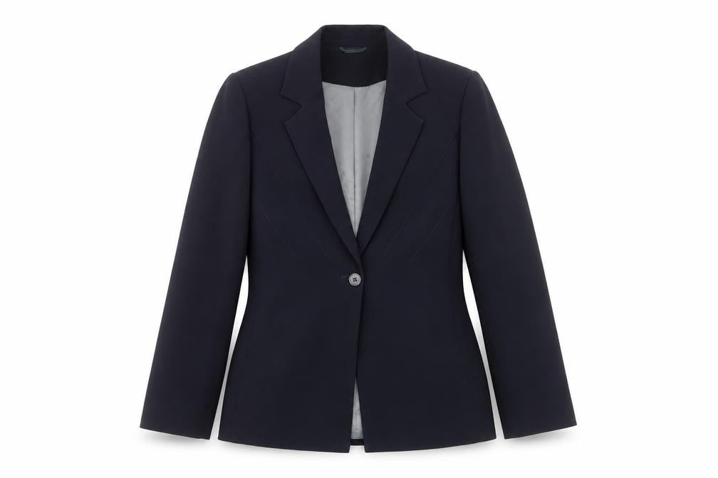 Principles Womens Blue Polyester Jacket Suit Jacket Size 8