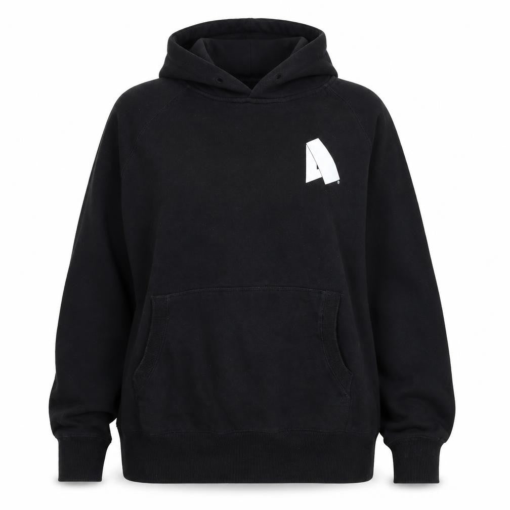 Anti-Adult Womens Black Cotton Pullover Hoodie Size M Pullover - Anti Adult