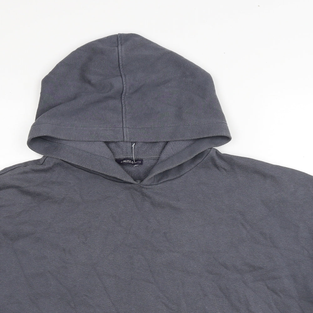 Marks and Spencer Womens Grey Cotton Pullover Sweatshirt Size 14 Pullover