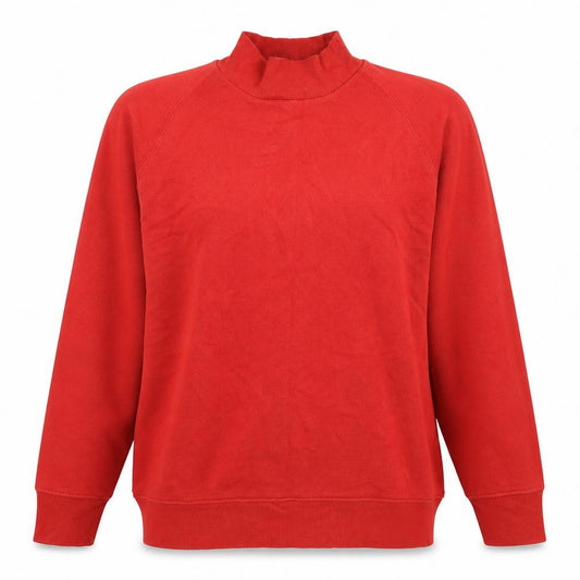 NEXT Womens Red Cotton Pullover Sweatshirt Size 10 Pullover