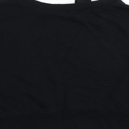 H&M Womens Black Cotton Pullover Sweatshirt Size M Pullover