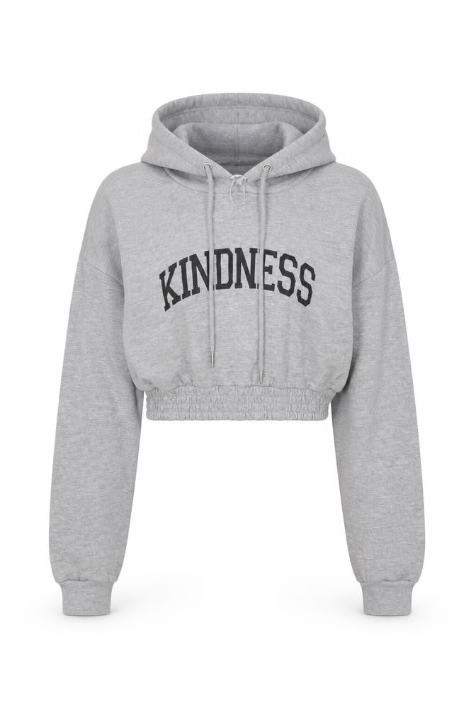 PINK Womens Grey Cotton Pullover Hoodie Size M Pullover