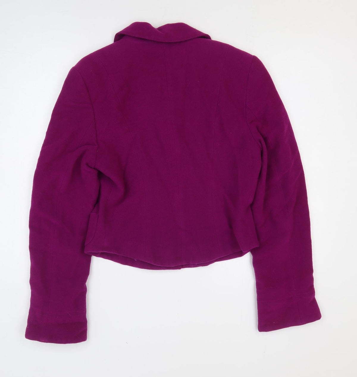 Nic Janik Womens Purple Jacket Size 10 Button
