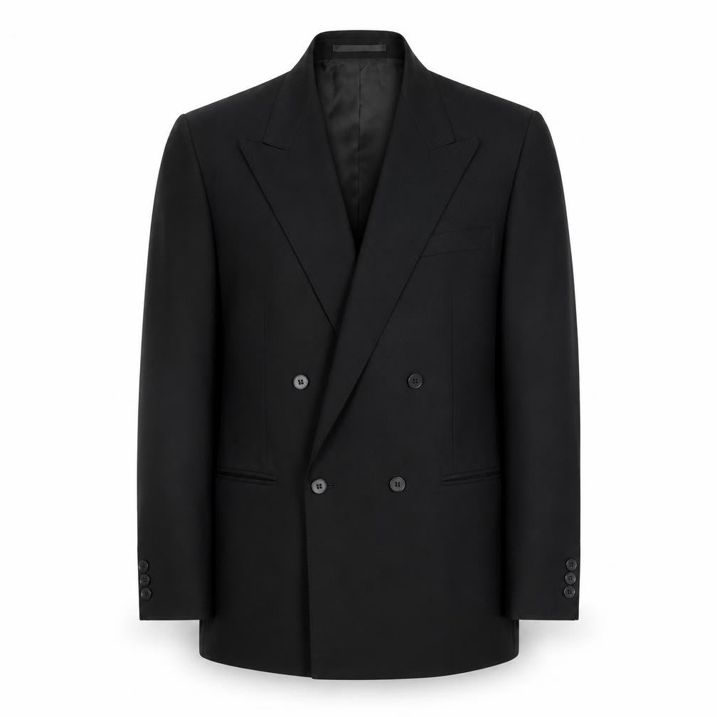 Dunn & Co Mens Black Polyester Jacket Suit Jacket Size 42
