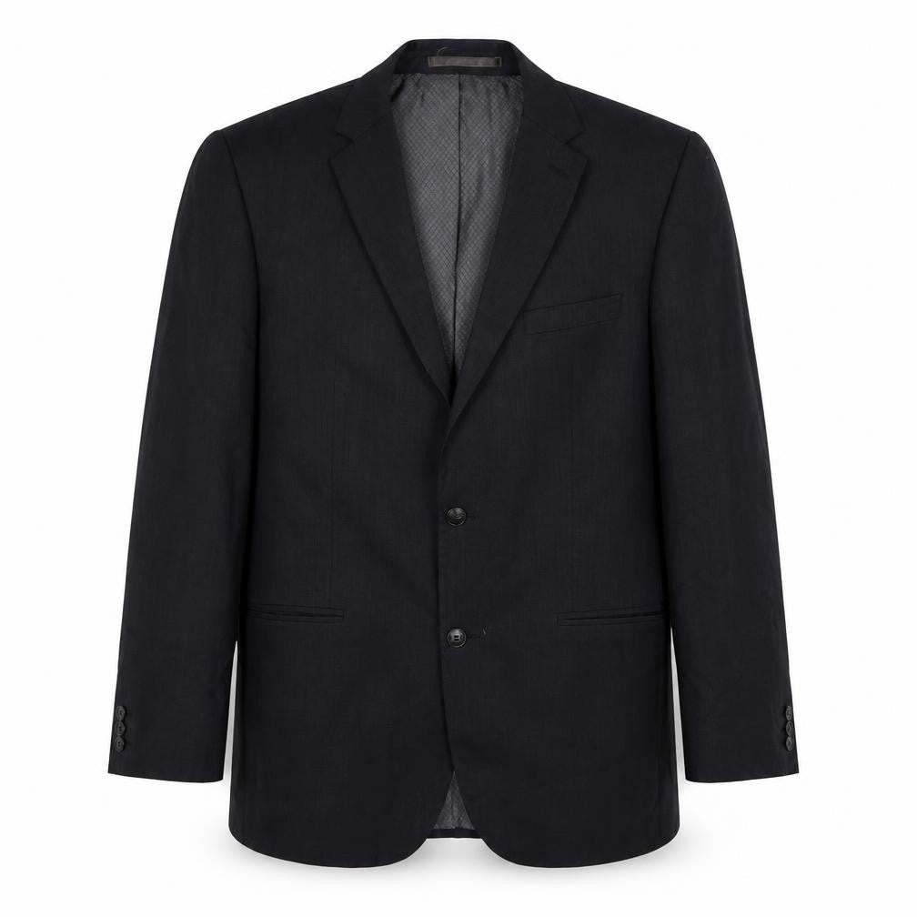Preworn Mens Black Viscose Jacket Blazer Size 40