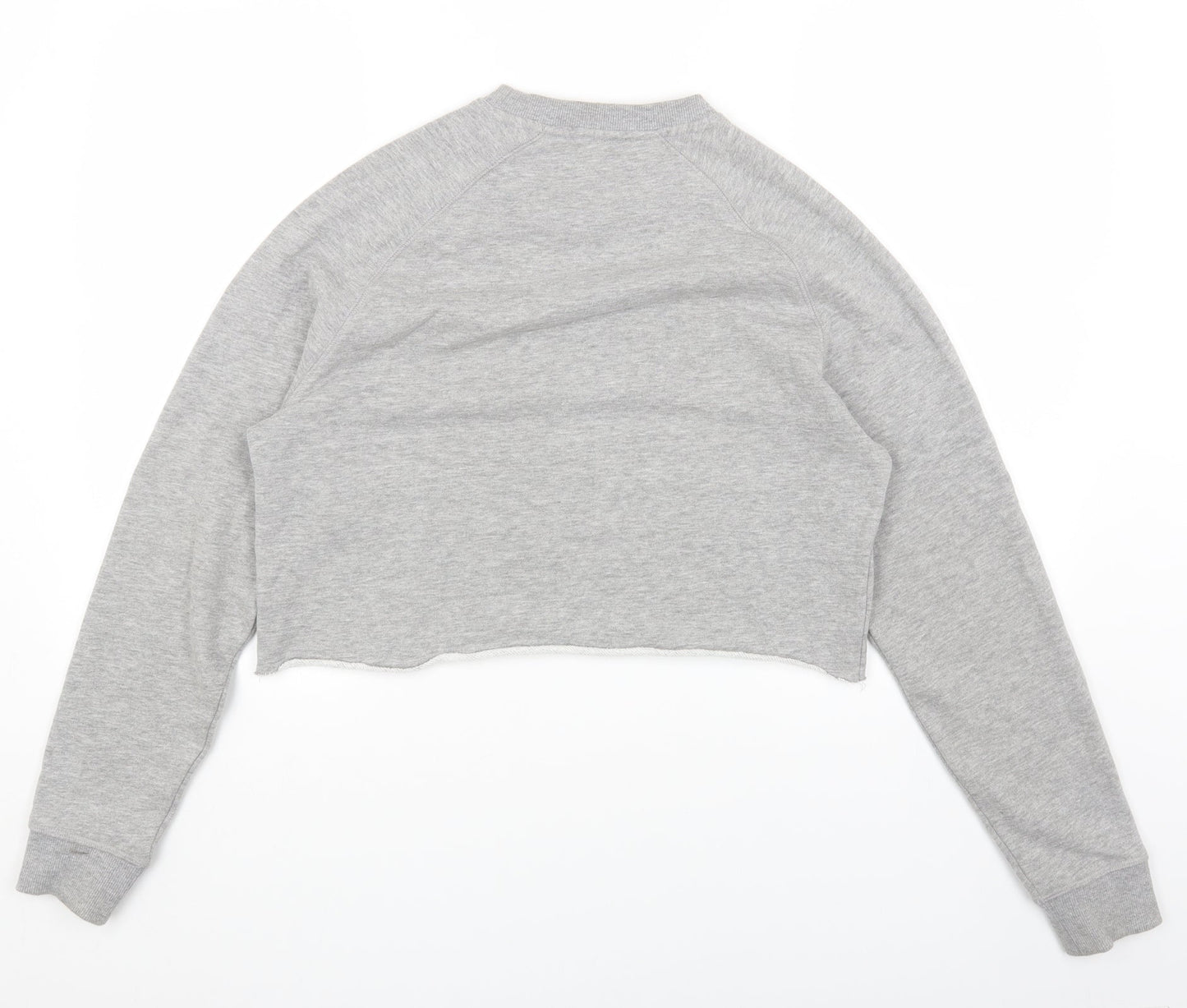 Union Womens Grey Cotton Pullover Sweatshirt Size S Pullover