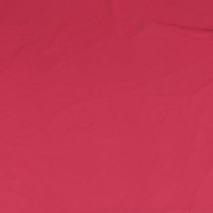 Marina Kaneva Womens Red Polyester Basic Blouse Size 18 Round Neck - Flute Hem