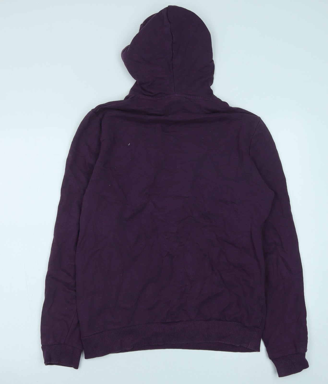 ASOS Mens Purple Polyester Pullover Hoodie Size S
