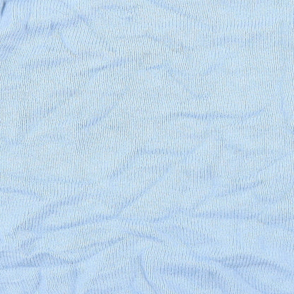 Forever 21 Womens Blue Round Neck Cotton Pullover Jumper Size S