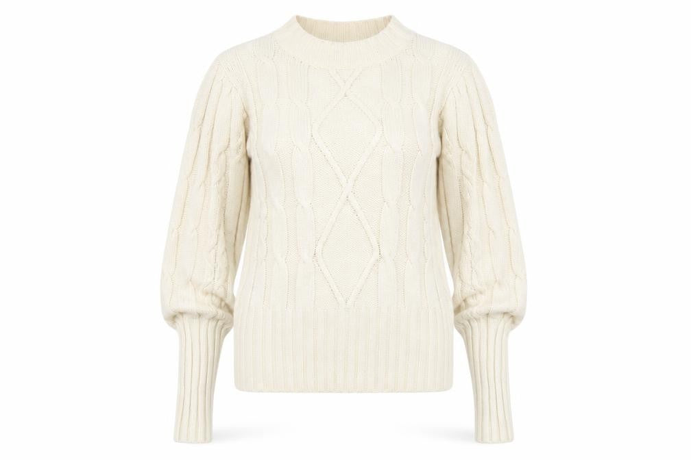 Rachel Zoe Womens Beige Round Neck Rayon Pullover Jumper Size M