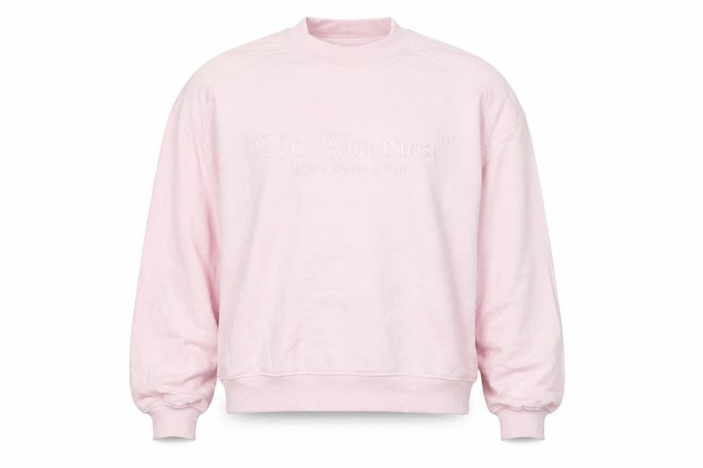 Preworn Womens Pink Polyester Pullover Sweatshirt Size S Pullover - No Worries