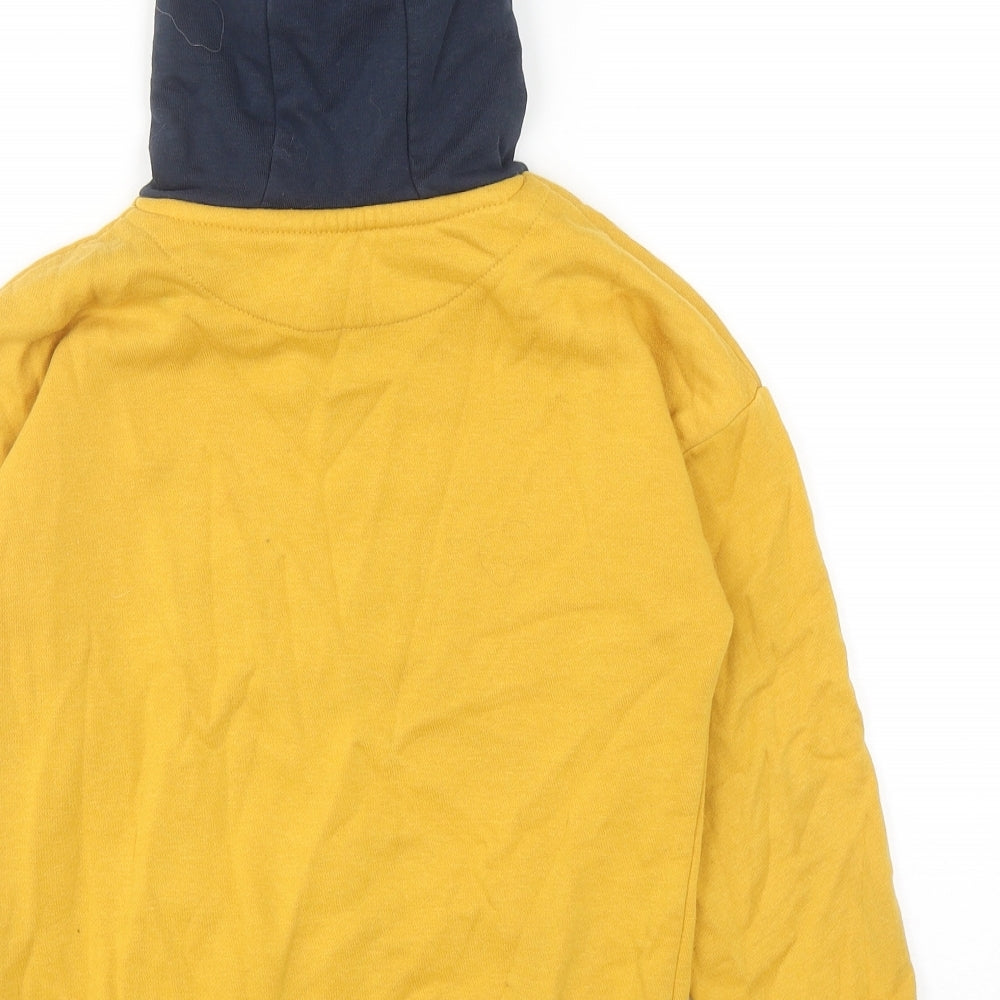 Primark Boys Yellow Polyester Pullover Hoodie Size 7-8 Years Pullover - Explore slogan