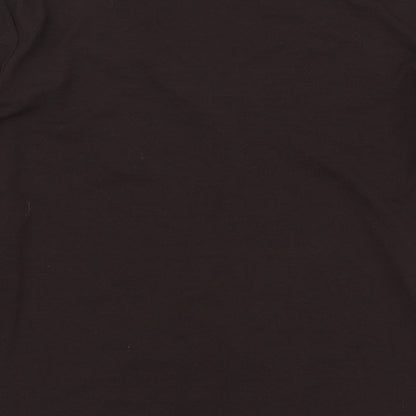 Country Casuals Womens Brown Viscose Basic Blouse Size L V-Neck