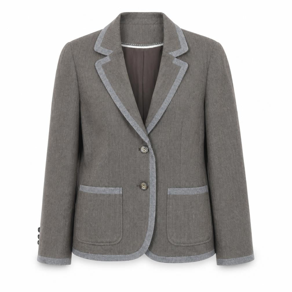 Marks & Spencer Womens Brown Jacket Size 16 Button