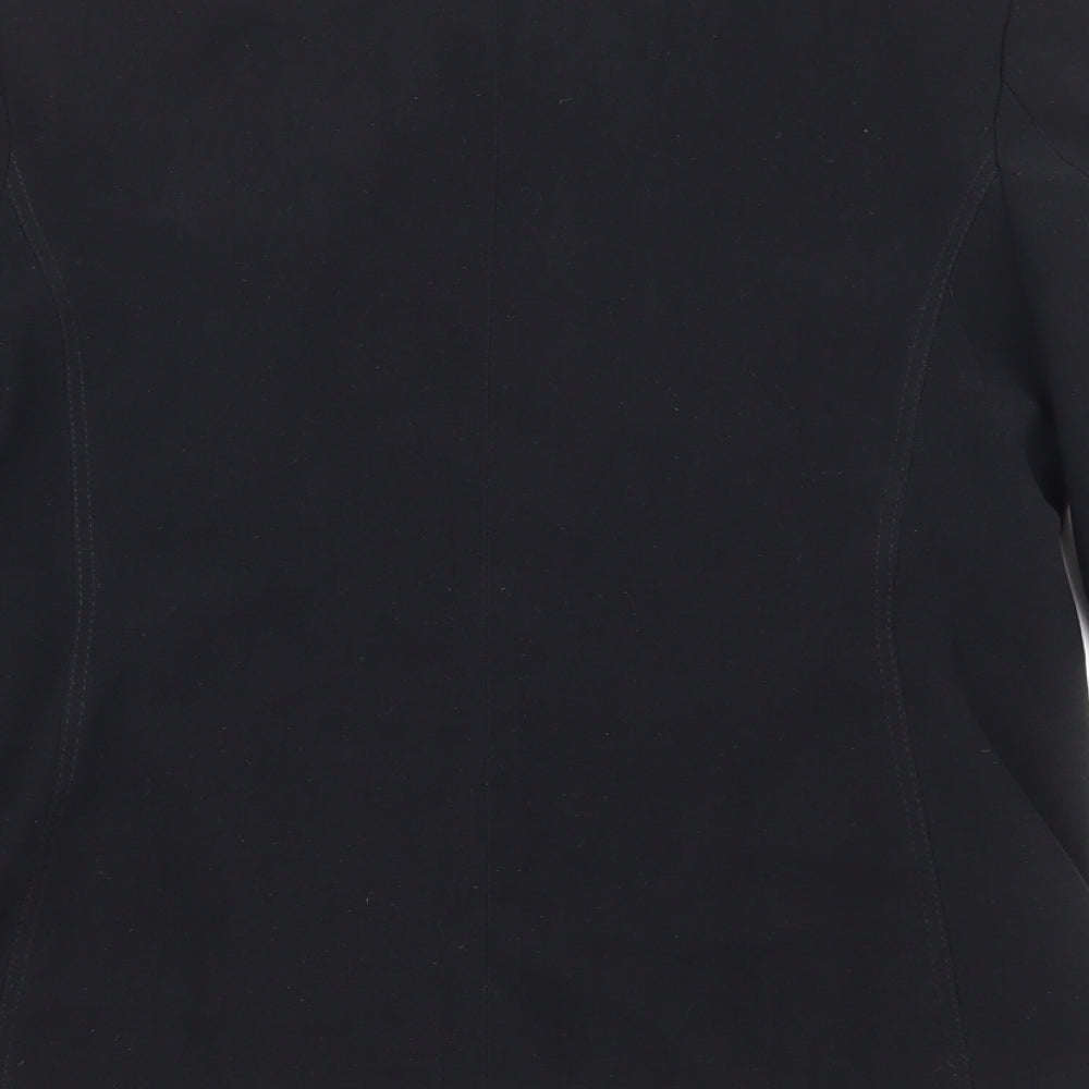 BHS Womens Black Jacket Size 12 Zip