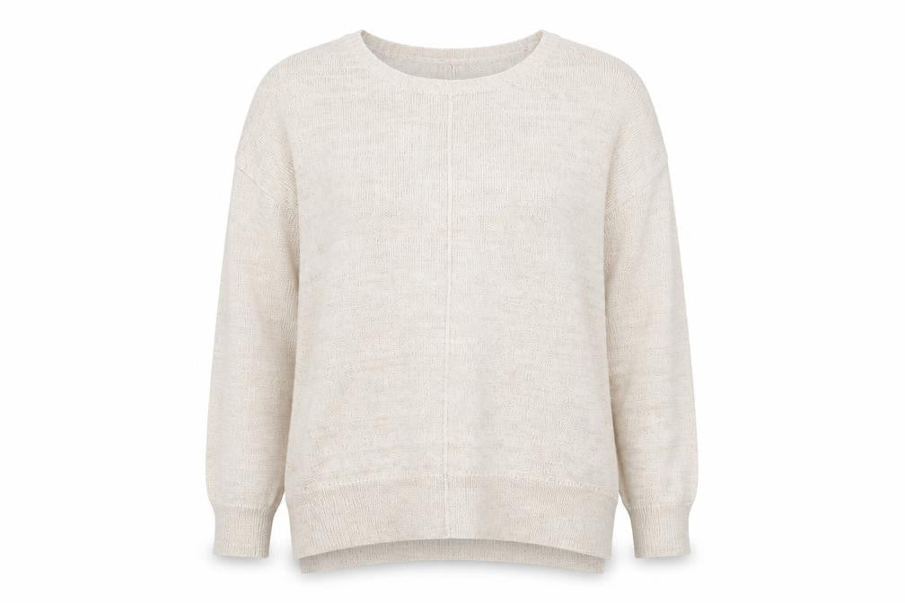 Soon Womens Gold Round Neck Viscose Pullover Jumper Size 14
