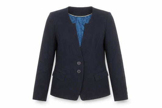 Next Womens Grey Jacket Size 14 Button