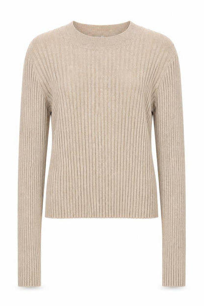 ASOS Womens Beige Round Neck Viscose Pullover Jumper Size 14