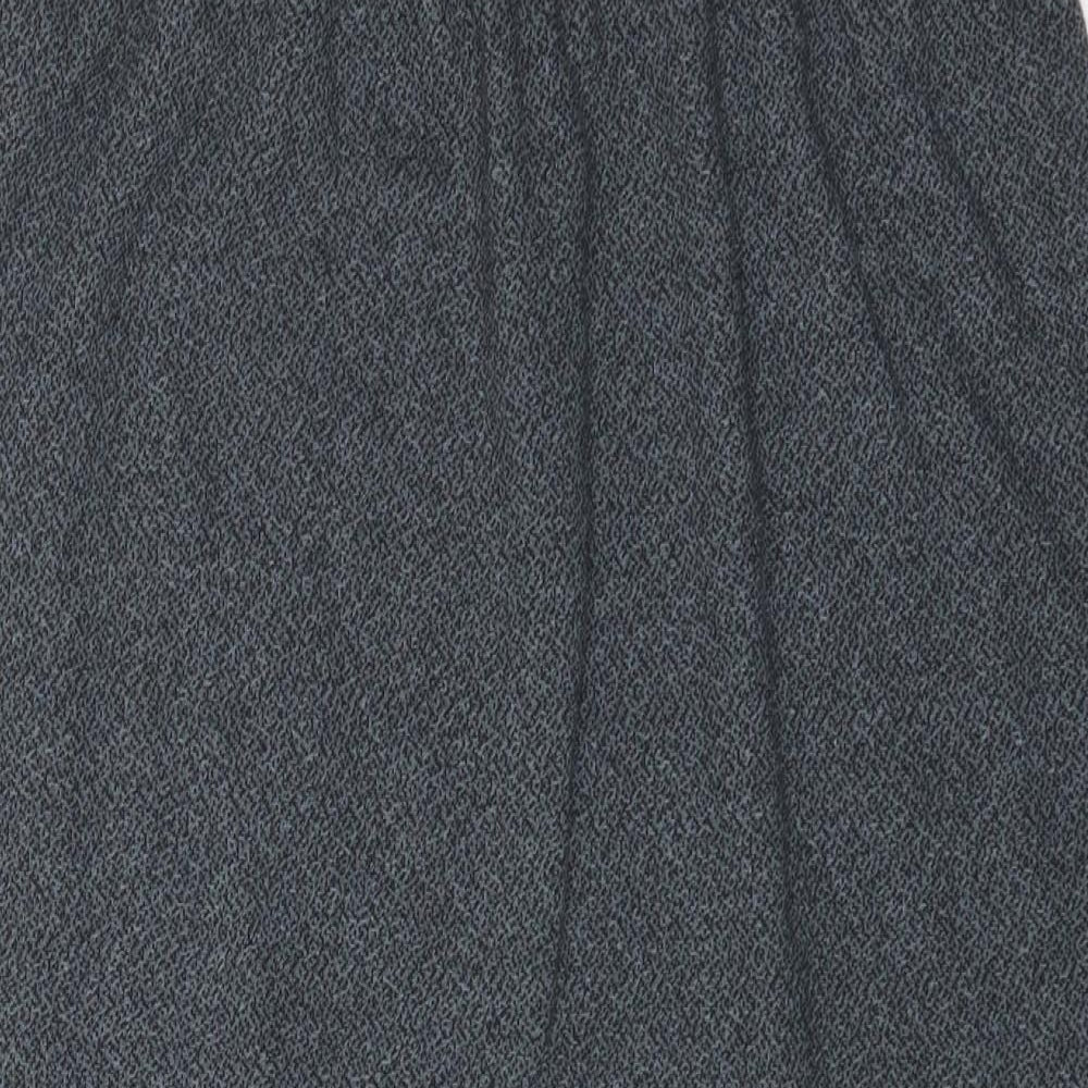 Preworn Womens Grey Cotton Straight & Pencil Skirt Size M