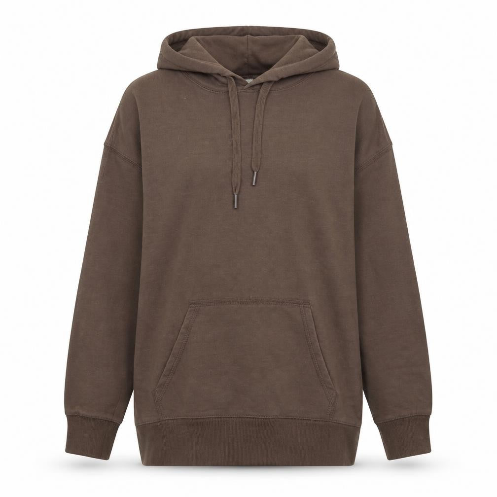 Primark Womens Brown Cotton Pullover Hoodie Size 2XS Pullover