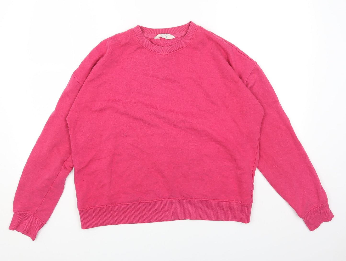 Primark Womens Pink Cotton Pullover Sweatshirt Size S Pullover