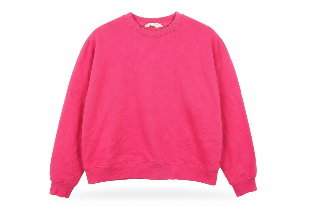 Primark Womens Pink Cotton Pullover Sweatshirt Size S Pullover