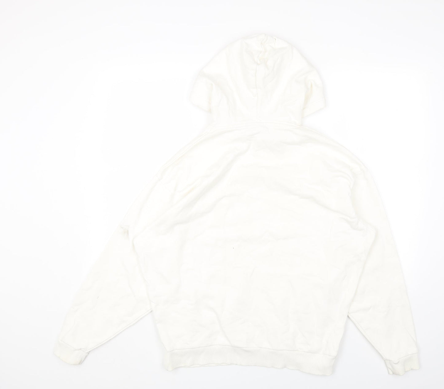 ASOS Womens White Cotton Pullover Hoodie Size XS Pullover - Heroes