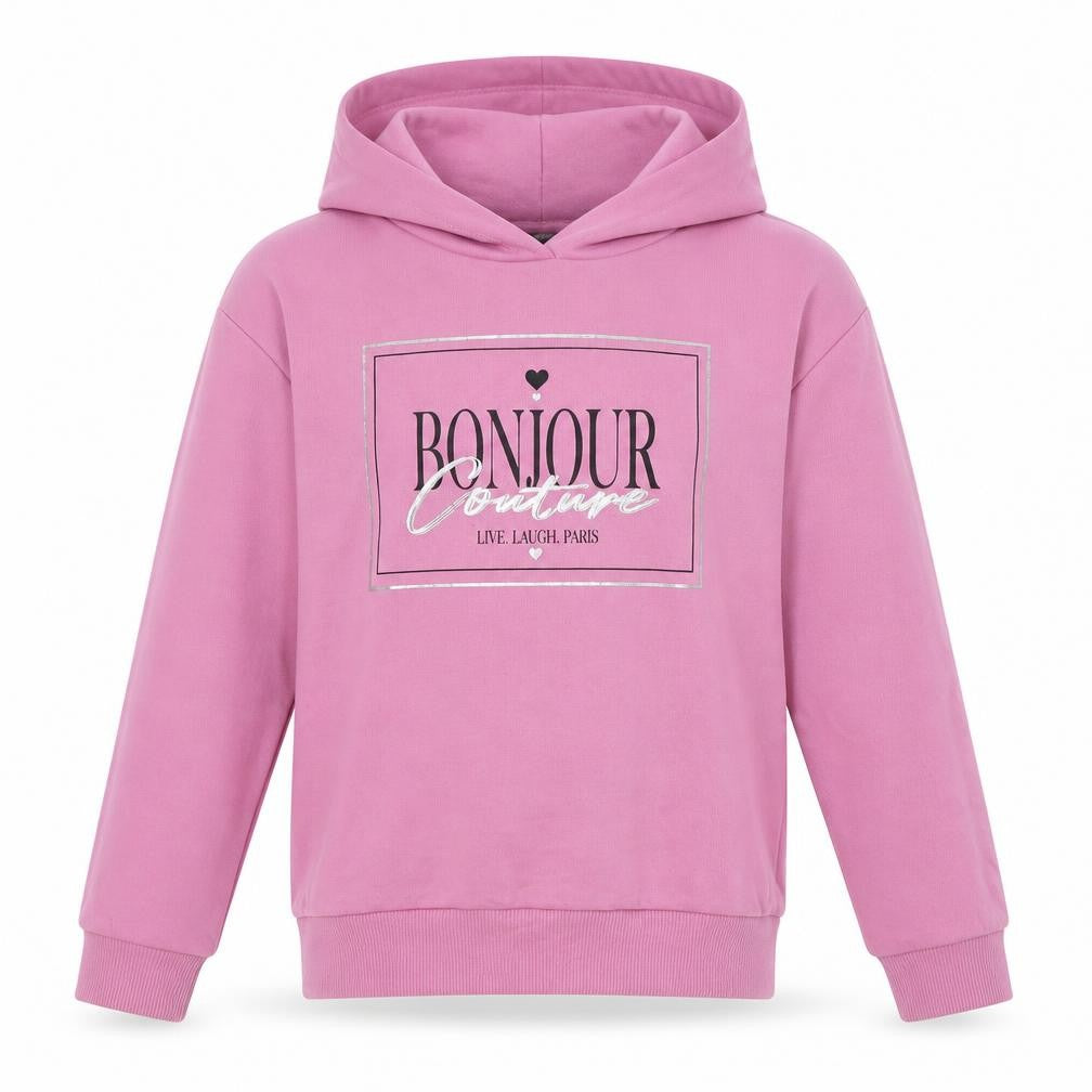 Very Girls Pink Polyester Pullover Hoodie Size 11 Years Pullover