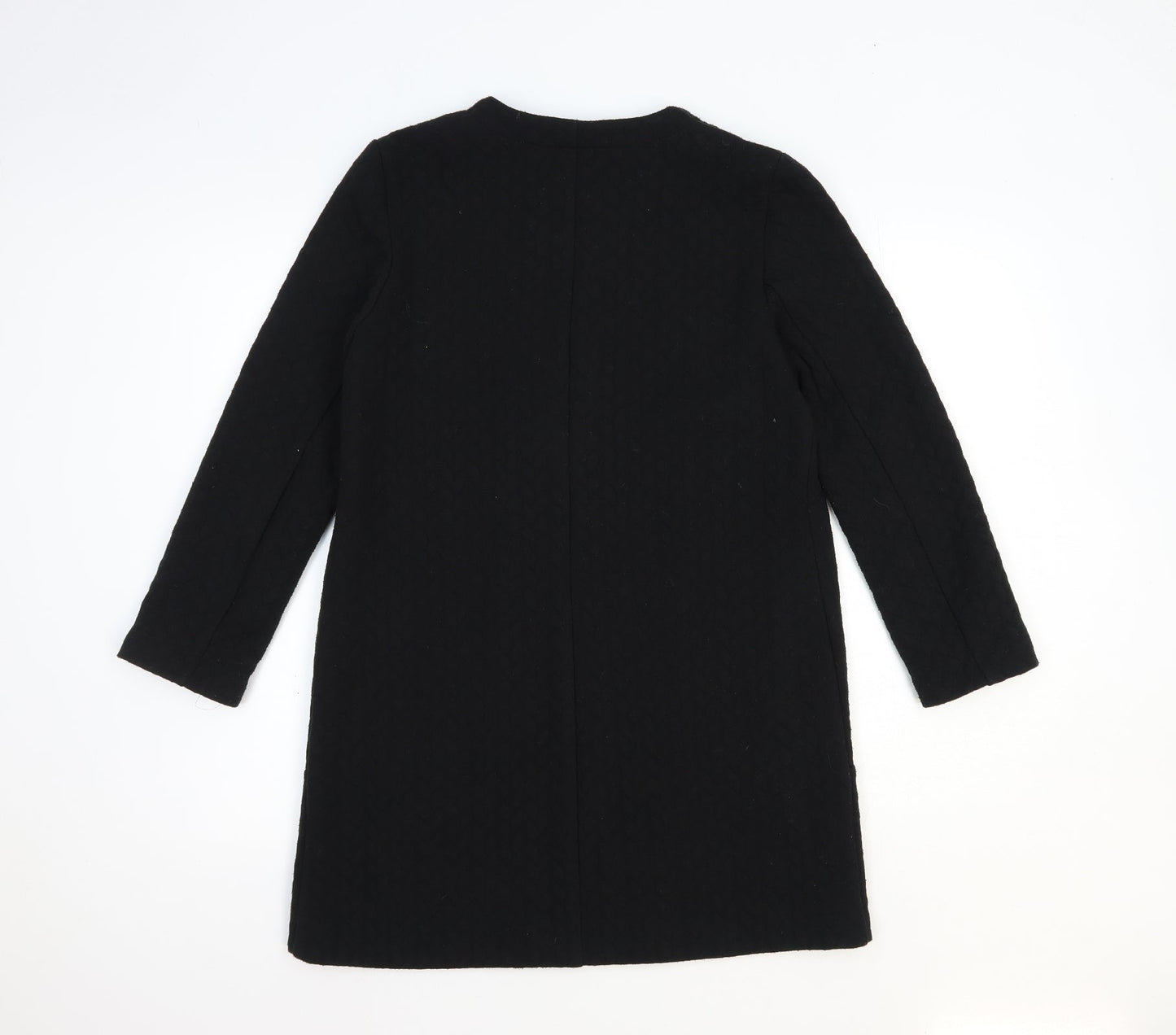 Red Herring Womens Black Overcoat Coat Size 8