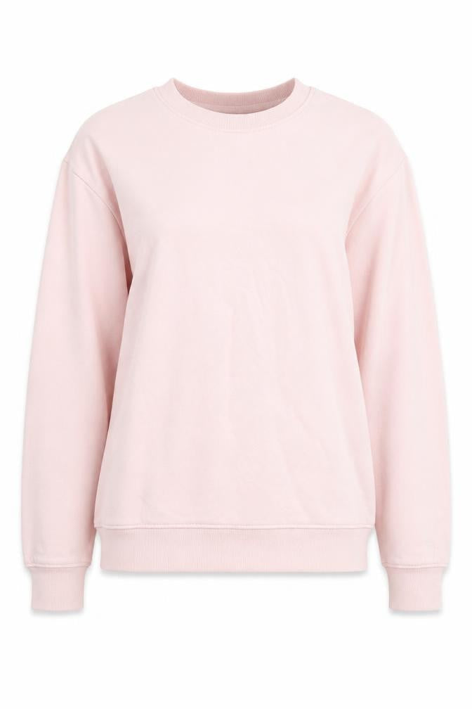 H&M Womens Pink Cotton Pullover Sweatshirt Size S Pullover