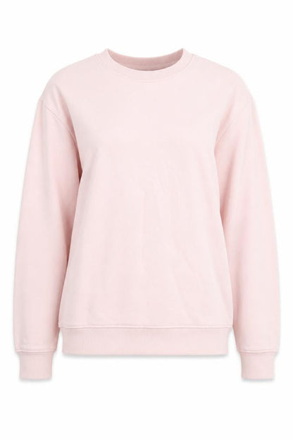H&M Womens Pink Cotton Pullover Sweatshirt Size S Pullover