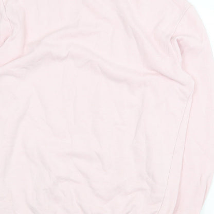 H&M Womens Pink Cotton Pullover Sweatshirt Size S Pullover