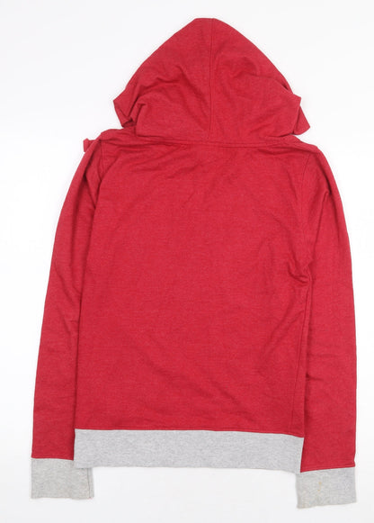 Preloved Disney Womens Red Cotton Pullover Hoodie Size XS Pullover - Mickey Mouse - Back