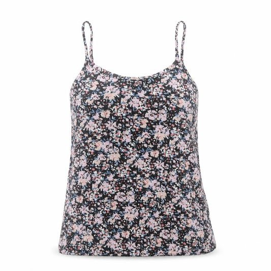Papaya Womens Multicoloured Floral Viscose Basic Tank Size 8 Round Neck