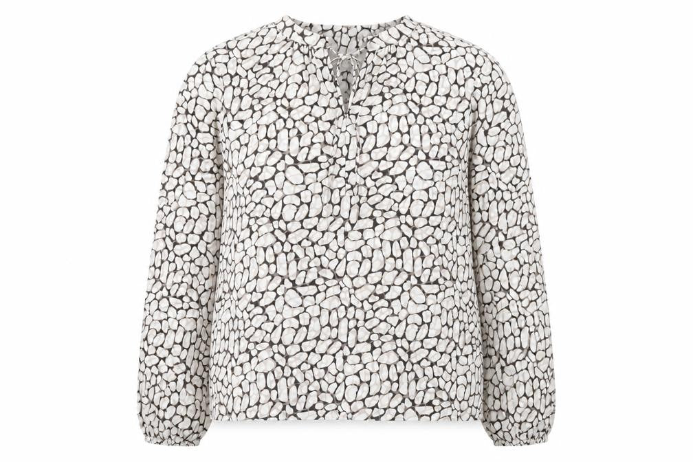 Dorothy Perkins Womens Multicoloured Geometric Polyester Basic Blouse Size 12 V-Neck