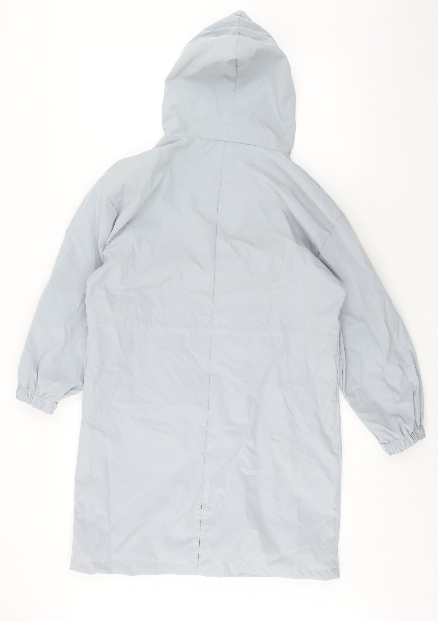 Paris Design Womens Blue Overcoat Coat Size M Button