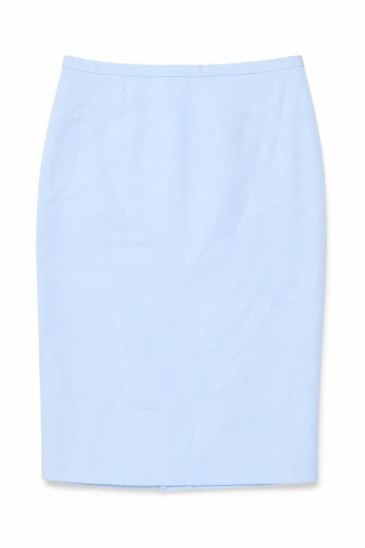 Collezioni Womens Blue Polyester Straight & Pencil Skirt Size 14 Zip