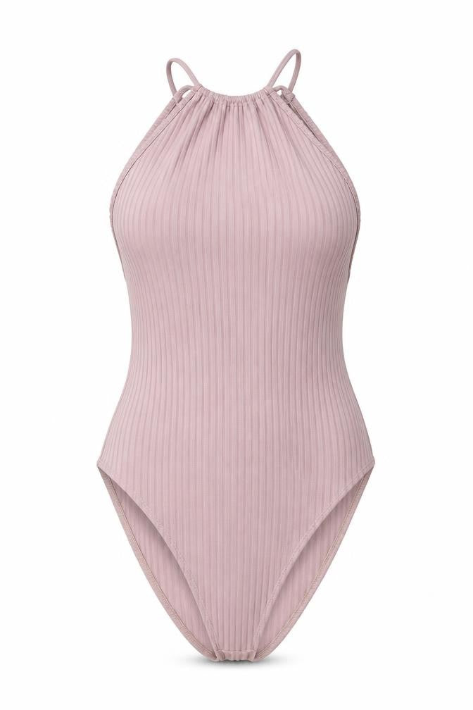 Missguided Womens Pink Polyester Bodysuit One-Piece Size 8 Snap