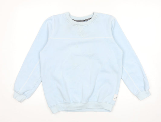 Holyfield Girls Blue Cotton Pullover Sweatshirt Size S Pullover