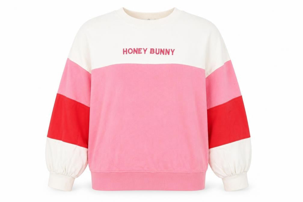Missguided Womens Purple Colourblock Polyester Pullover Sweatshirt Size 8 Pullover - Honey Bunny