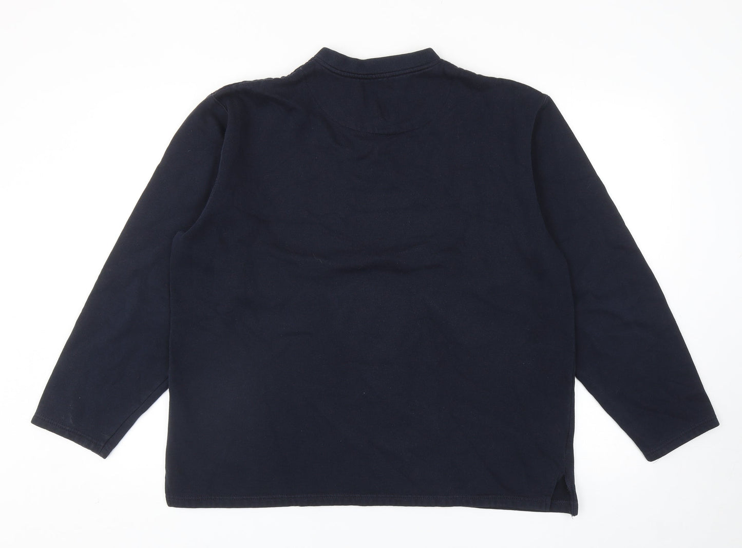 Armando Mens Blue Cotton Pullover Sweatshirt Size L